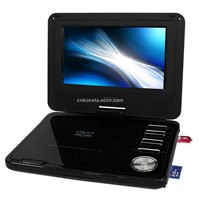 3D FUNCTION! 7'' Portable DVD player  cheap price good quolity TV DVD USB SD GMAE CD DIVX CARD MP3