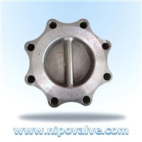 Casting lug type double-disc swing check valve