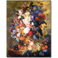 Floral oil painting