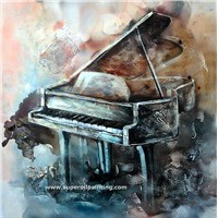 Mordern-Music Instrument oil painting