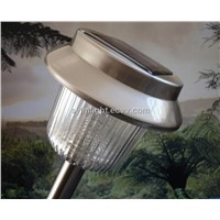 New Type Stainless Steel Small Cap Solar Garden Lamp