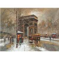 Paris Scene oil painting