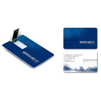 Popular Credit Card USB Flash Drive Customised Logo Printing