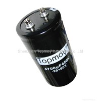 Screw Terminal Aluminum Electrilytic Capacitor 85