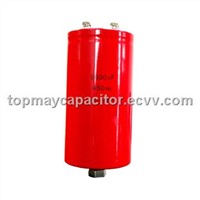 Screw Terminal Aluminum Electrolytic Capacitor 85C