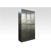Six Doors Stainless Steel Clothes Changing Cabinet