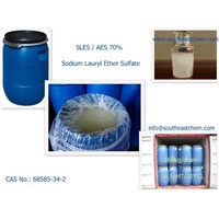 Sodium Lauryl Ether Sulfate, SLES, AES 70%