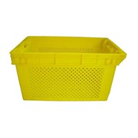 Reusable Mesh Stackable Food Grade Plastic Basket for Fruit & Vegetable