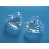 clear plastic heart ball