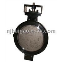 No Head Wafer Double Eccentric Butterfly Valve