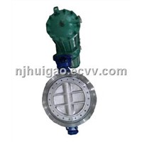 Pneumatic Switch Double Eccentric Butterfly Valve