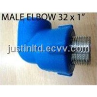 ppr male elbow pipe fitting molding