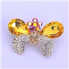 Crystal Gold Butterfly Brooch (SWTB375)