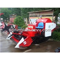 Tracked Rice Combine Harvester
