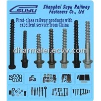screw spike, rail sleeper screw