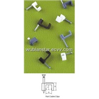 Flat Type Nail Cable Clip / Flat Cable Clamp