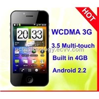 3.5 inch Capacitive Android2.2 PC168 GPS WiFi Built-in 3G mobile phone