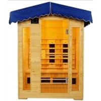3 Person Hemlock Outdoor Infrared Sauna (L3OG)