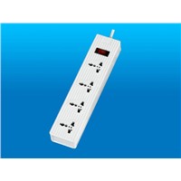 4 ways socket with surge protector