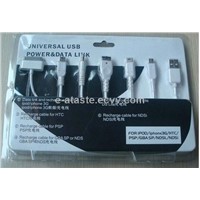 6 in 1 Cable for iPhone/iPod/PSP/NDS/HTC/Blackberry (EAT-030)