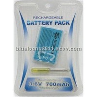 700mAh rechargeable battery for GBA SP