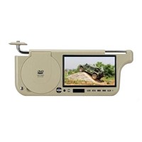 7 Inch Sun Visor Car DVD Player with FM USB SD - Left Side