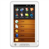 7 inch ebook reader touch multi-OS FM TTS