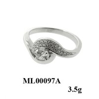 925 Silver ring With Zircon