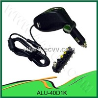DC 40W Universal Laptop Adapter for Car use