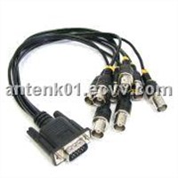 D-Sub 15-Pin / 8 BNC Connector Cable