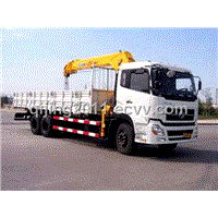 Dongfeng Kinland Rear Double Axles Crane Truck