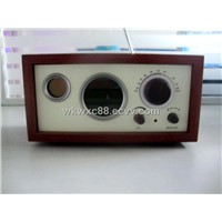FM Wooden Boxes Radio Display Time