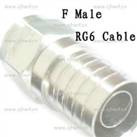 F Connector compression RG6 RF Connector