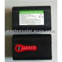 Five level adjustable Lithium Battery Pack for heating clothes