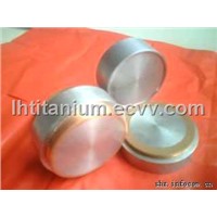 Gr5 titanium clad copper target used sputtering