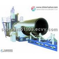 HDPE heavy-caliber hollow twines tube plastic machinery