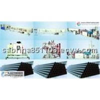 HDPE large caliber gas duct and water pipe production line