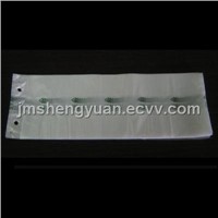 HDPE transparent Flat plastic bag with print