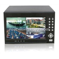 H. 264 CCTV Realtime DVR With 7 Inch LCD Monitor (4CH)