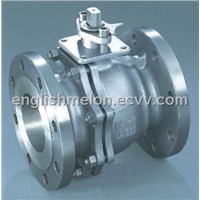 JIS Stainless steel flanged ball valve