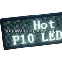 LED Moving Signs P10 Single White SMD