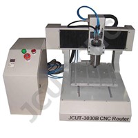 Moving Table Mini CNC Router JCUT-3030B(with rotary axis)