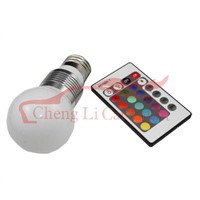 Multicolor LED Bulb (E27-1*3W-RGB)
