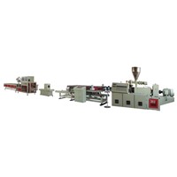 PE, PVC single-wall, double-wall corrugated pipe production line