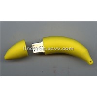 PVC Cartoon Banana USB Flash Memory