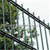 PVC coated double wire fence