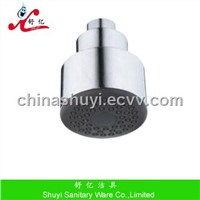 Plastic rain shower head with single function