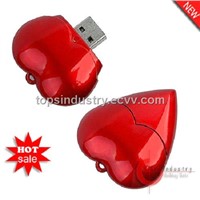 Red Heart USB Flash Drive, U-Disk