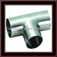 Sanitary Stainless Steel Straight Tee