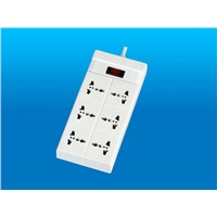 Socket with surge protector